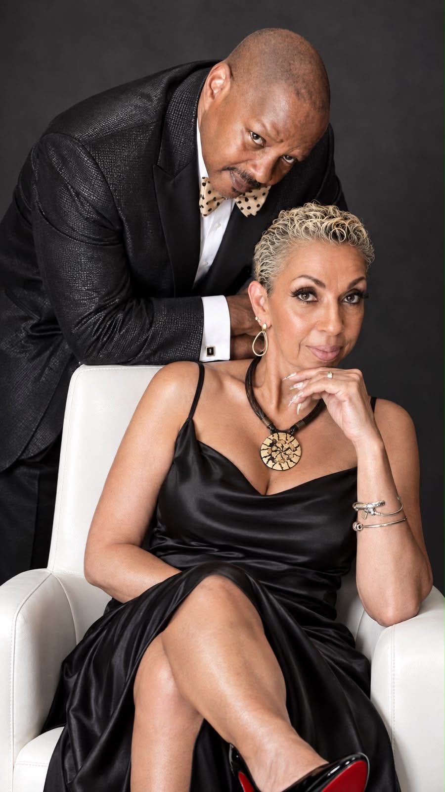 Cross Colors Language Institute President Rarmoud Coleman with his wife